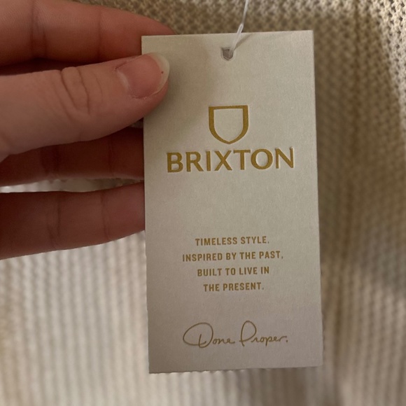 Brixton Cream Knit Aruba Tank Size L - Picture 5 of 8